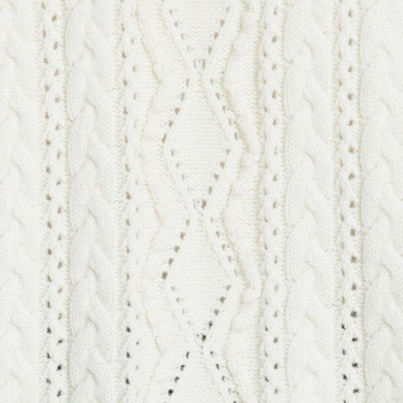 Robert Rodriguez S Cashmere Cable Cardigan Cream - Picture 5 of 13